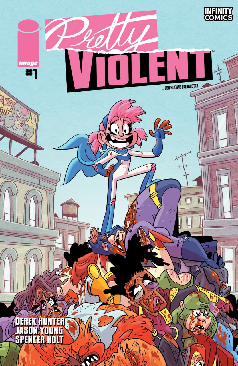Portada ampliada de Pretty Violent