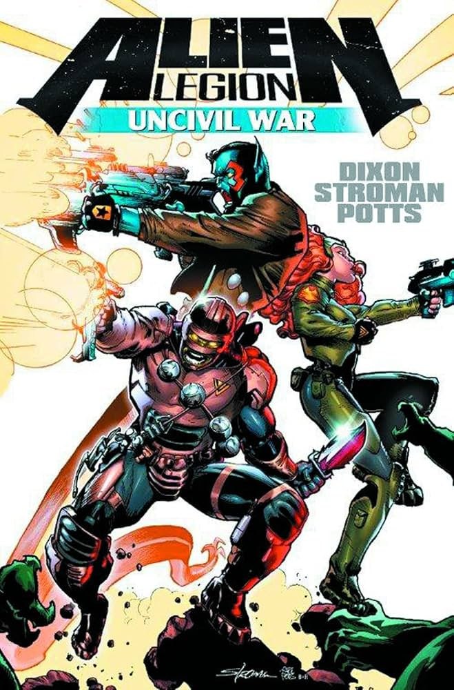 Portada ampliada de ALIEN LEGION UNCIVIL WAR