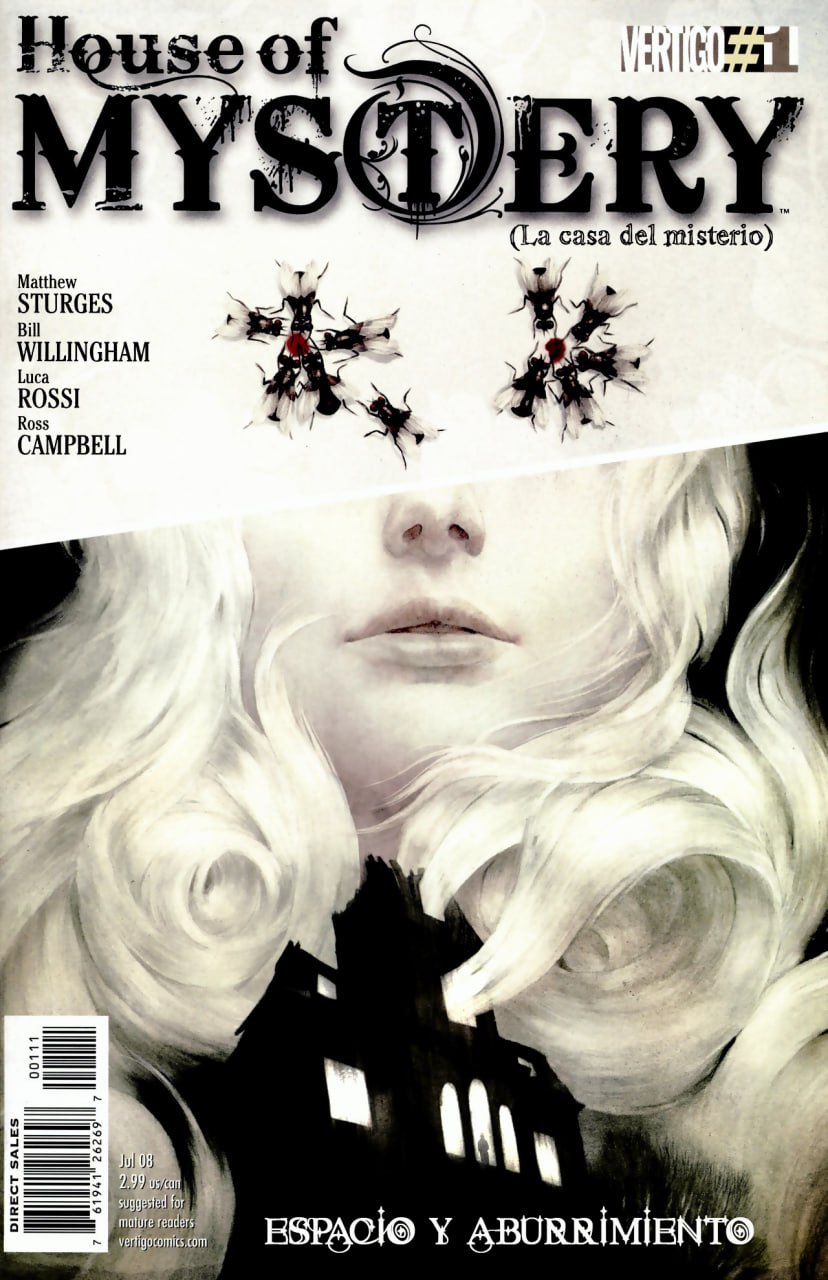 Portada ampliada de House of MYSTERY