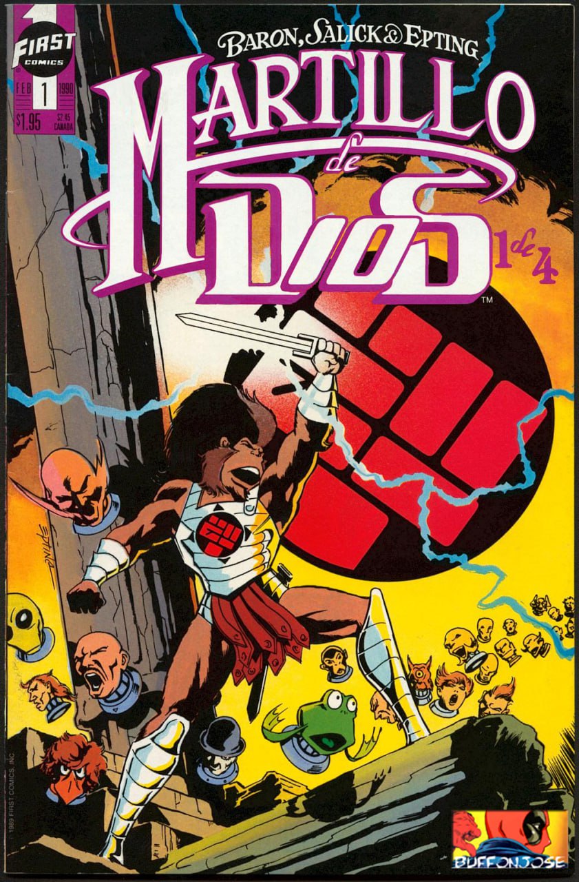 Portada ampliada de Martillo de Dios