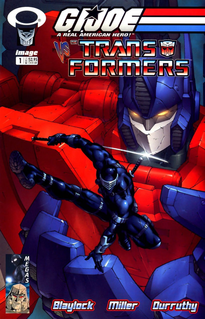 Portada ampliada de GI JOE VS TRANSFORMERS