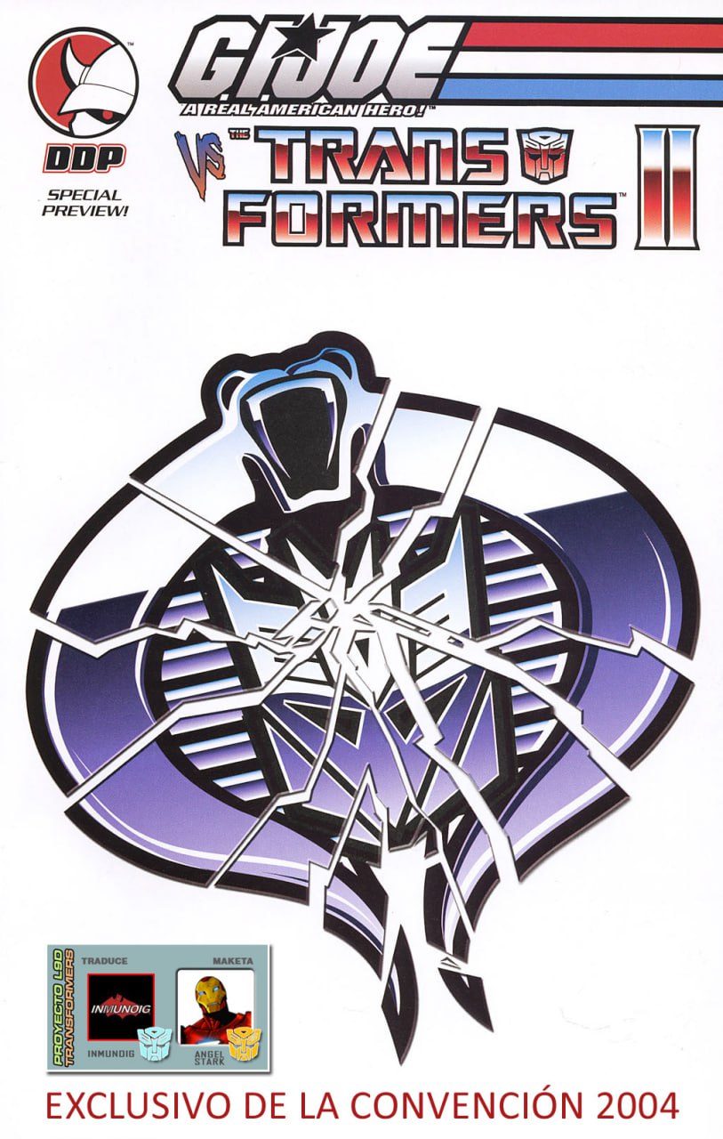 Portada ampliada de GI JOE TRANSFORMERS II