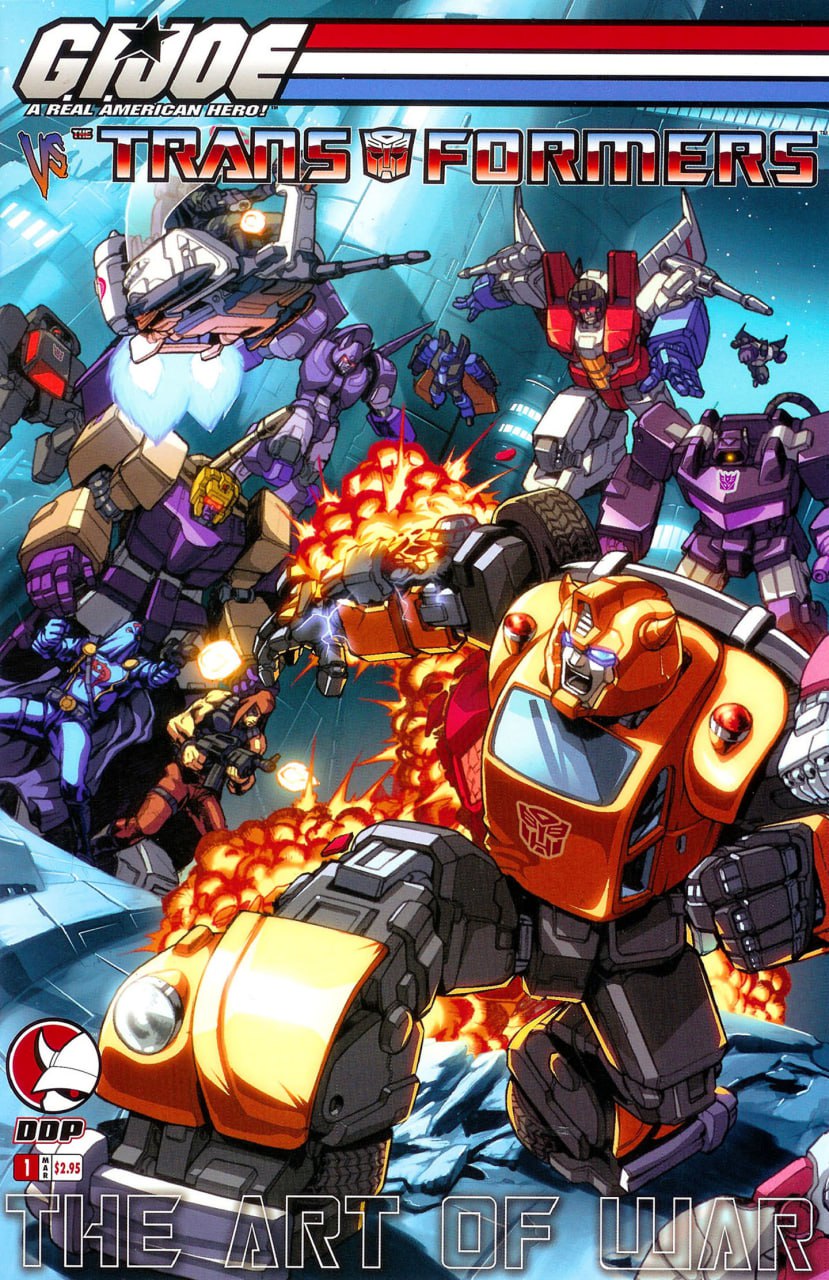 Portada ampliada de GI JOE TRANSFORMERS