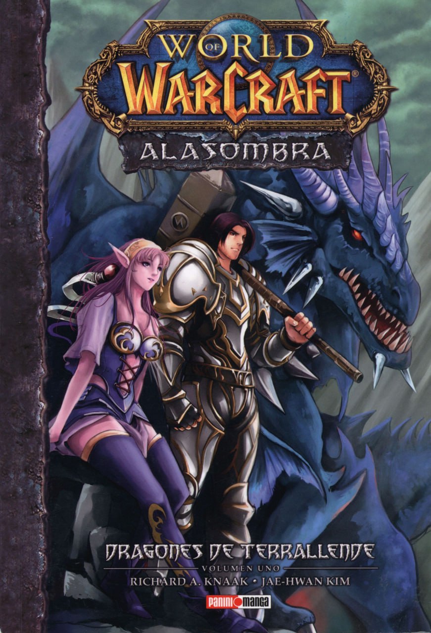 Portada ampliada de World of Warcraft: Alasombra. Dragones despiadados