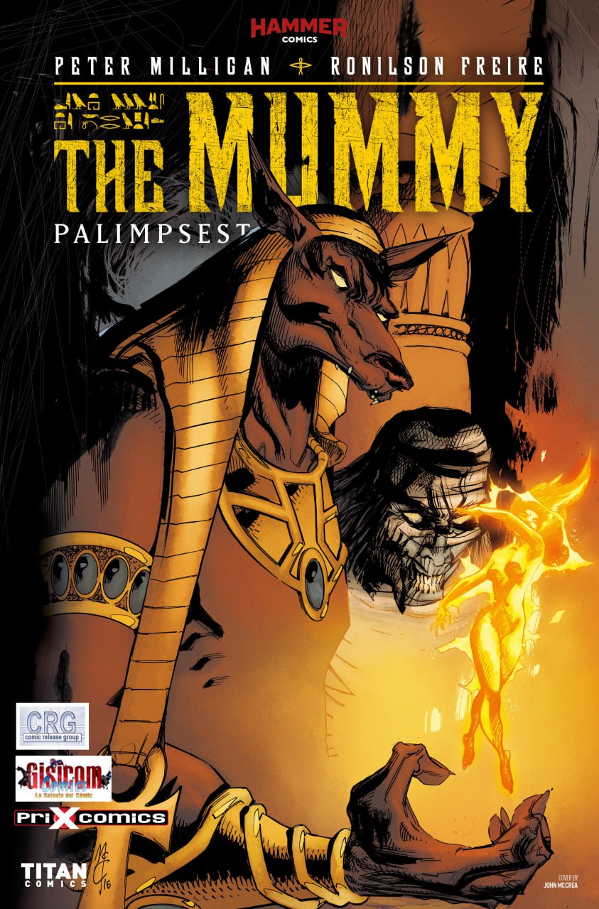 Portada ampliada de THE MUMMY PALIMPSES