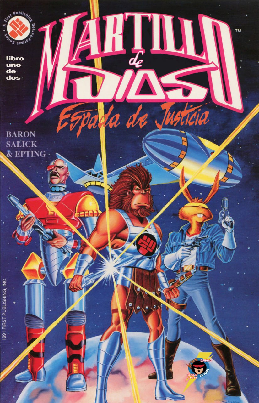 Portada ampliada de Martillo de Dios