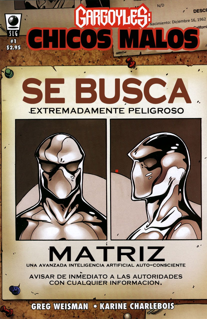 Portada ampliada de GARGOYLES: CHICOS MALOS