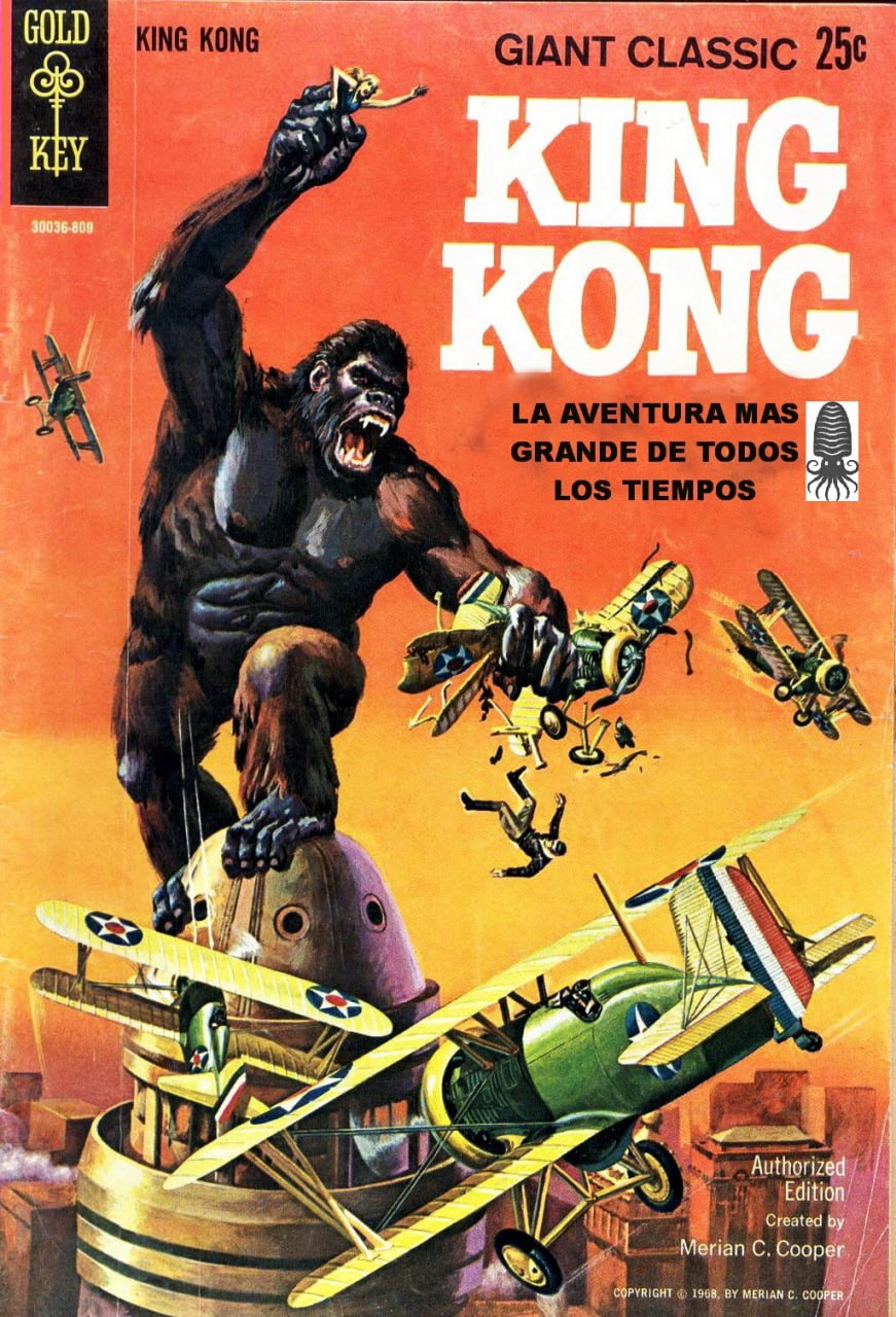 Portada ampliada de KING KONG