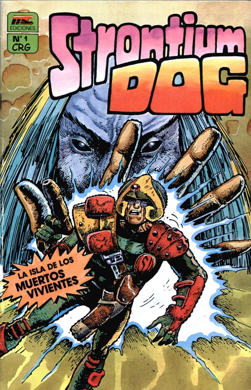 Portada ampliada de Strontium Dog
