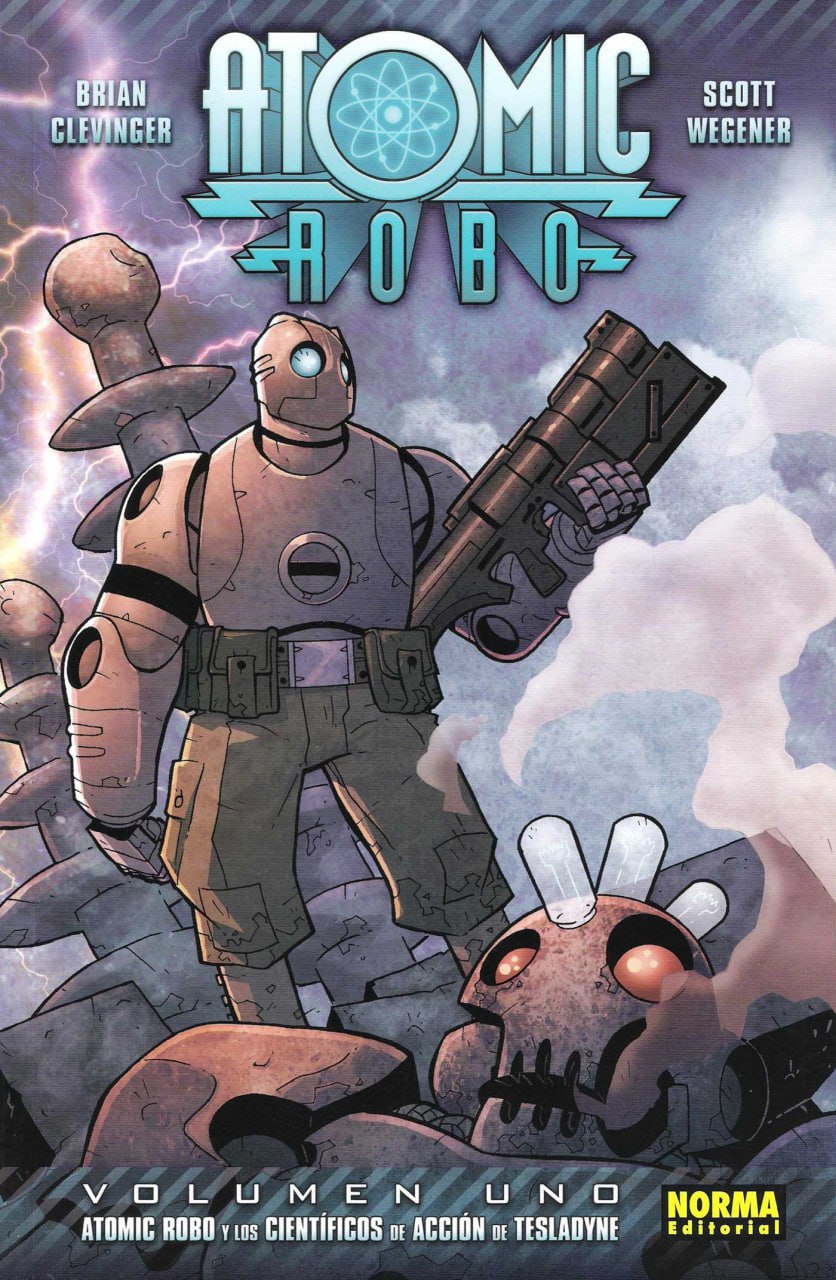 Portada ampliada de ATOMIC ROBO