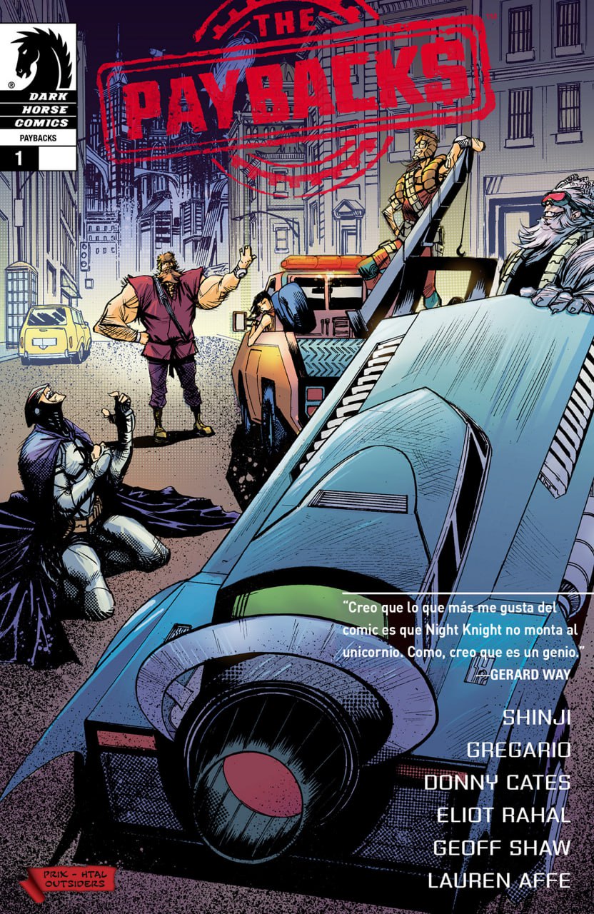Portada ampliada de The Paybacks