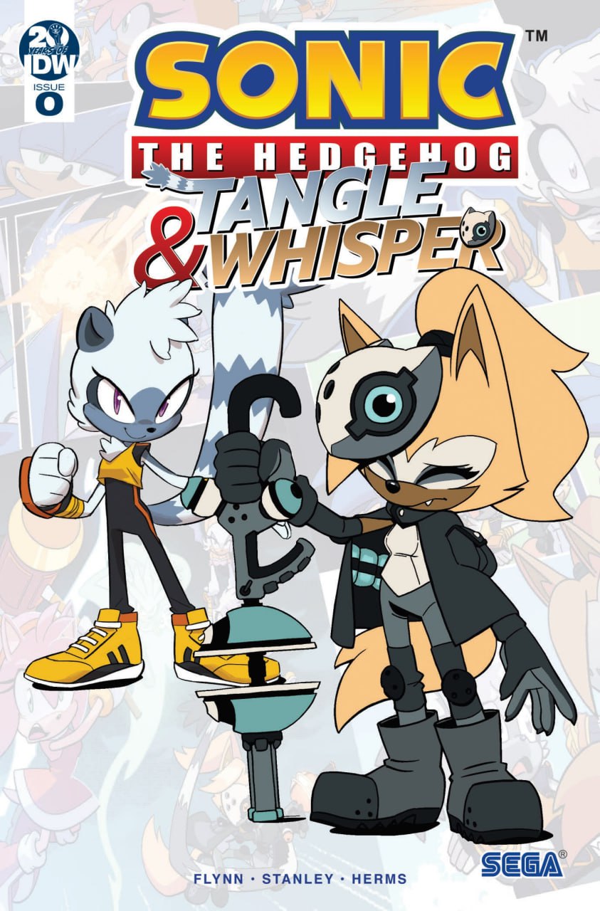 Portada ampliada de SONIC THE HEDGEHOG TANGLE & WHISPER