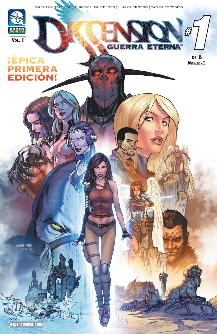 Portada ampliada de DESCENSION GUERRA ETERNA