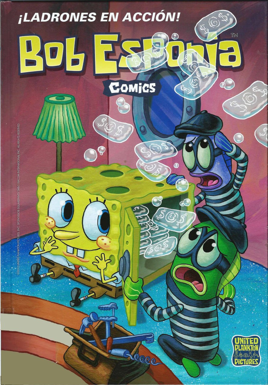 Portada ampliada de Bob Esponja Comics