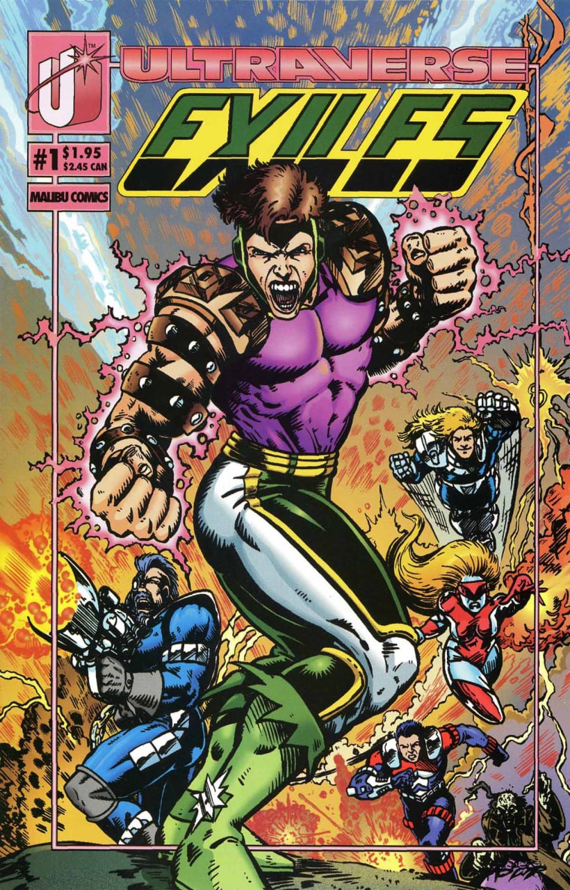 Portada ampliada de ULTRAVERSE EXILES