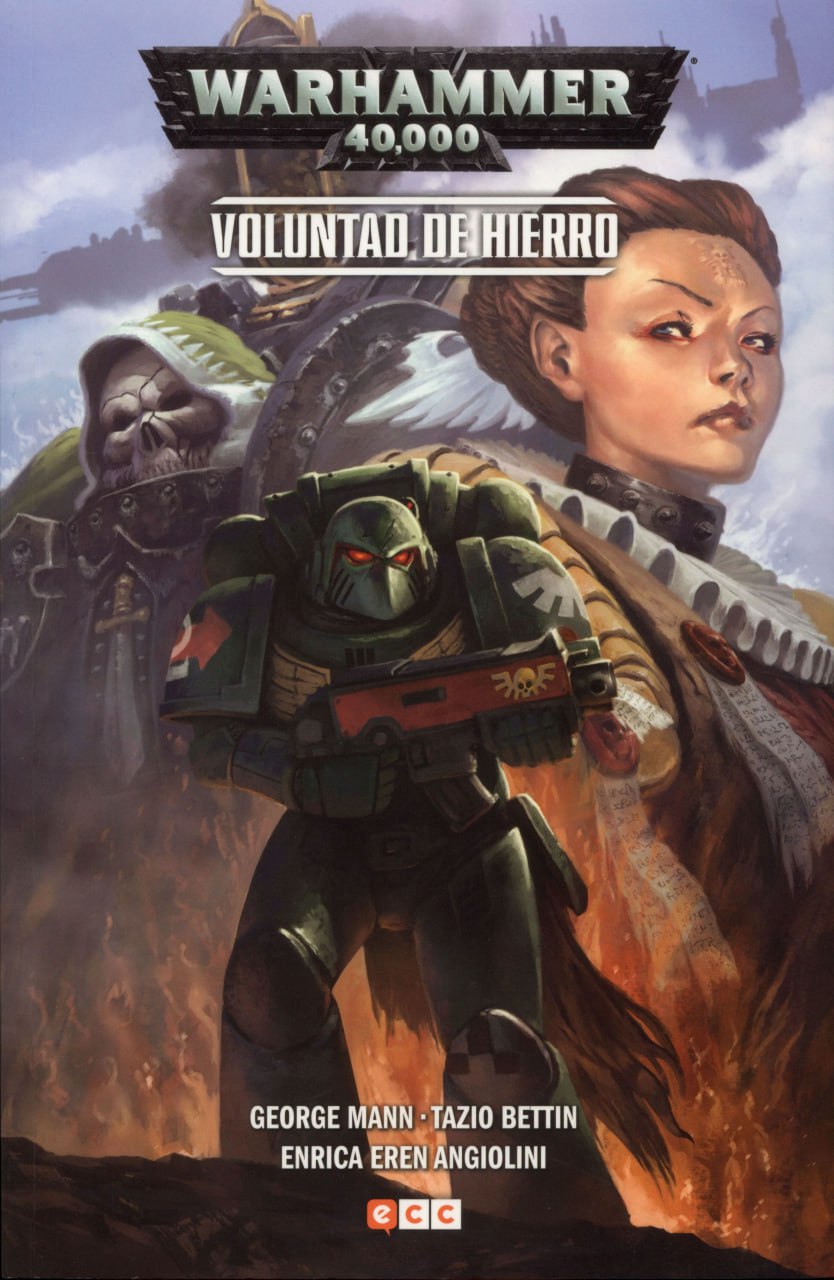 Portada ampliada de Warhammer 40,000 Voluntad de hierro