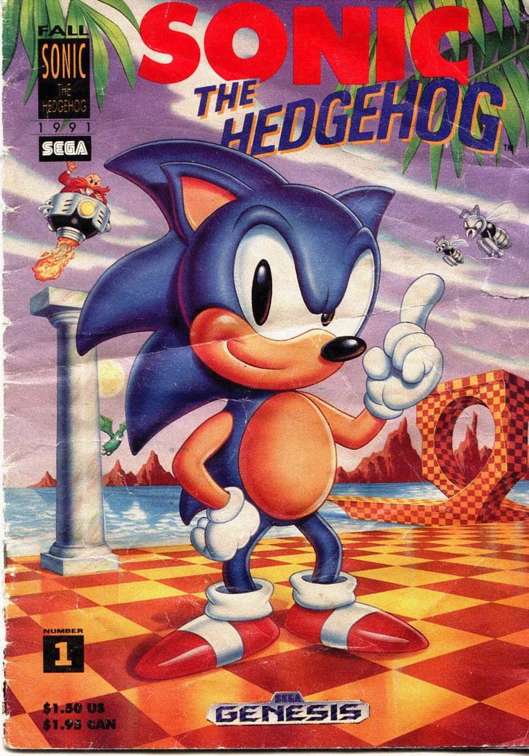 Portada ampliada de SONIC THE HEDGEHOG
