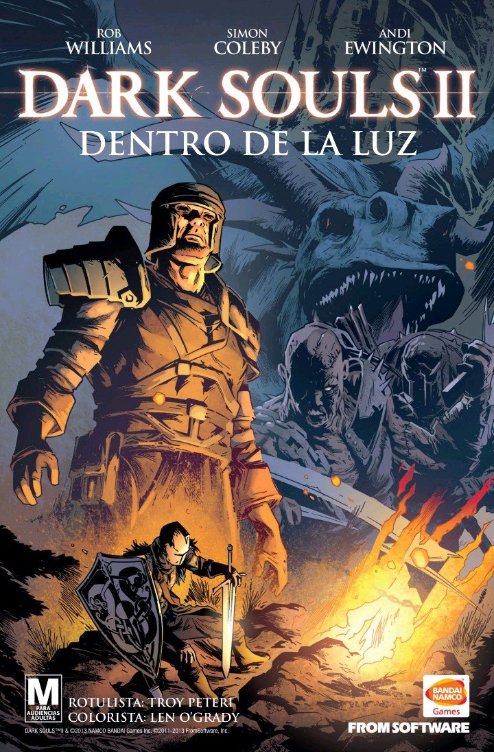 Portada ampliada de DARK SOULS II DENTRO DE LA LUZ