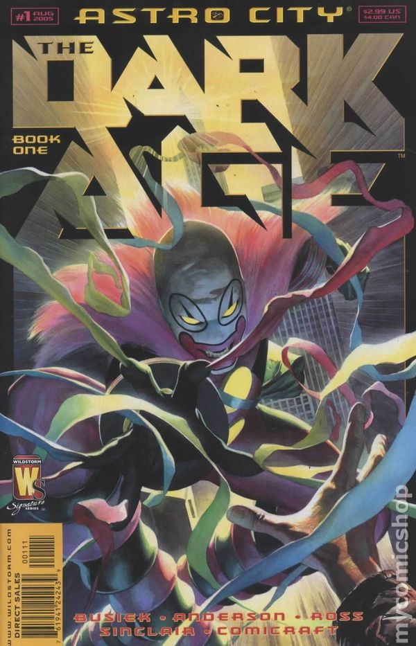 Portada ampliada de Astro City: The Dark Ages