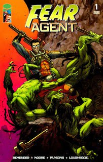 Portada ampliada de FEAR AGENT
