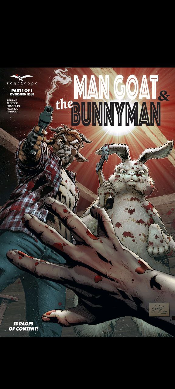 Portada ampliada de Man Goat & the Bunnyman