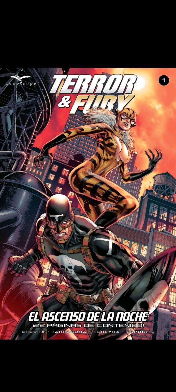 Portada ampliada de TERROR & FURY