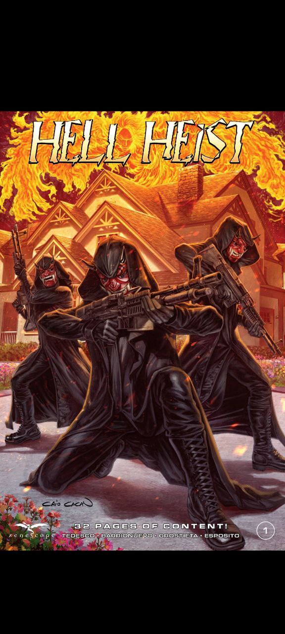 Portada ampliada de Hell Heist