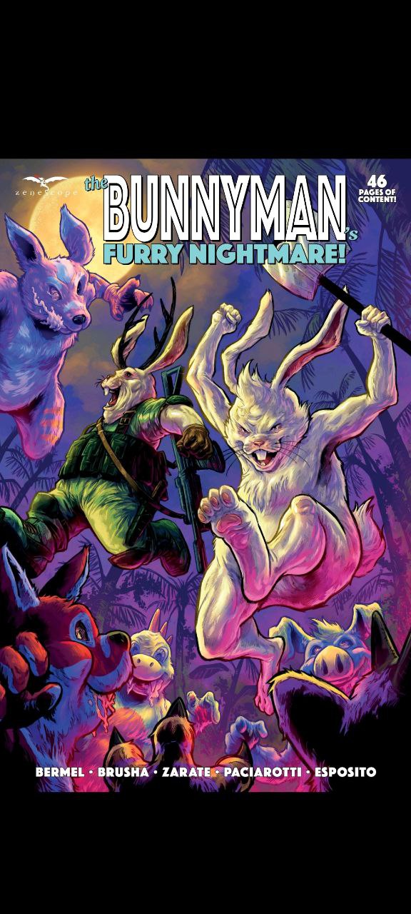 Portada ampliada de The Bunnyman's Furry Nightmare!
