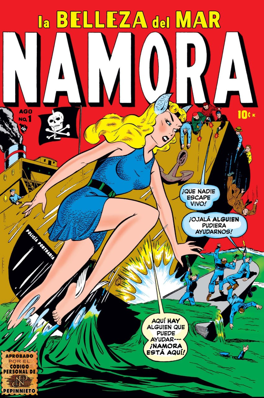 Portada ampliada de la BELLEZA del MAR NAMORA