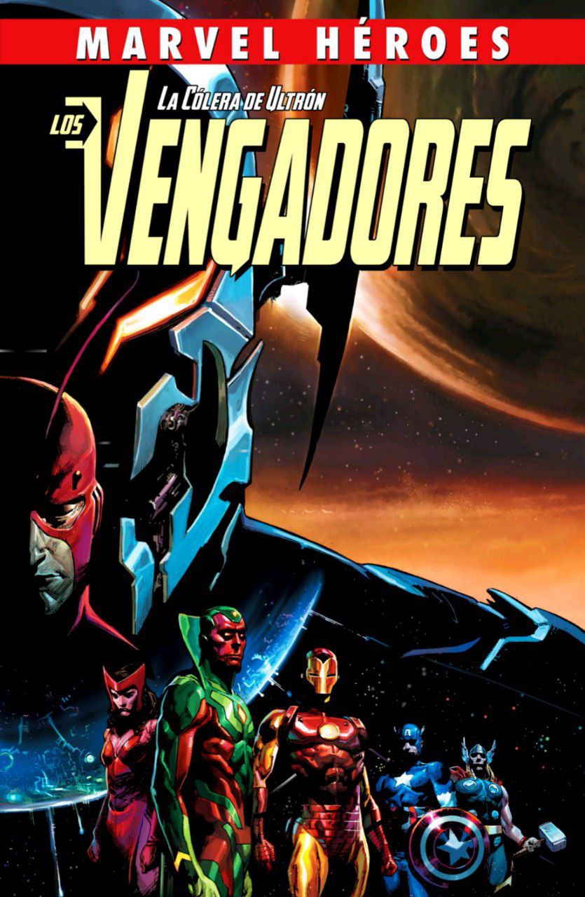 Portada ampliada de MARVEL HÉROES LA ODISEA DE ULTRON LOS VENGADORES
