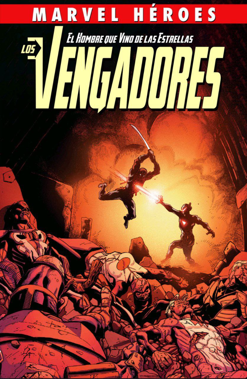 Portada ampliada de LOS VENGADORES