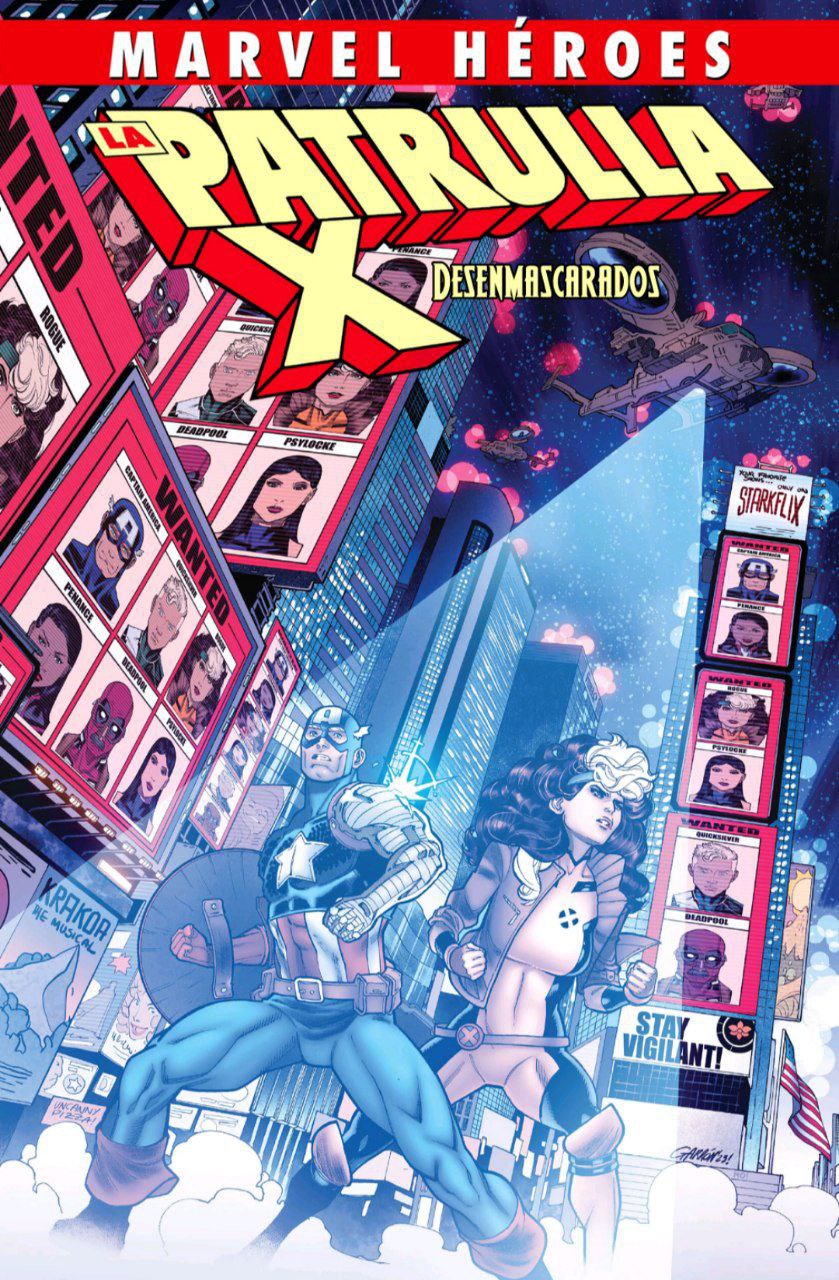 Portada ampliada de MARVEL HÉROES LA PATRULLA X DESEMASCARADOS