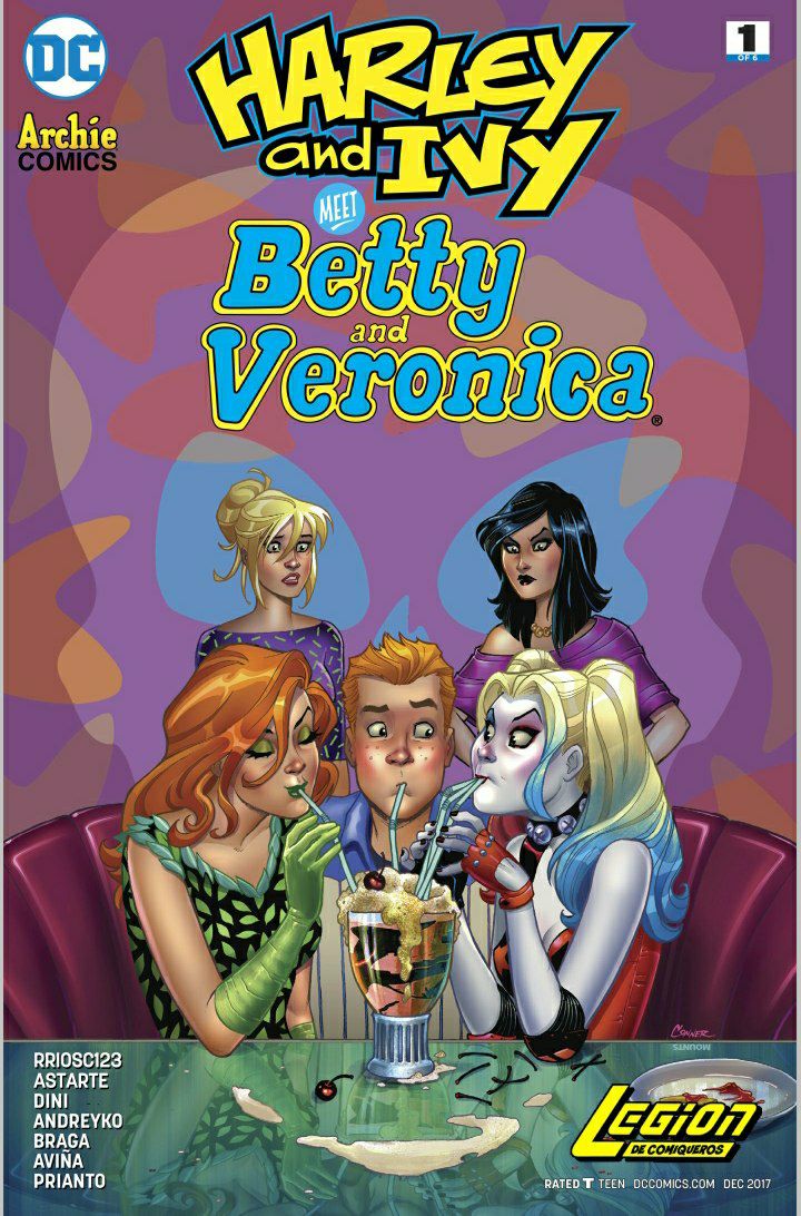 Portada ampliada de HARLEY and IVY MEET Betty and Veronica