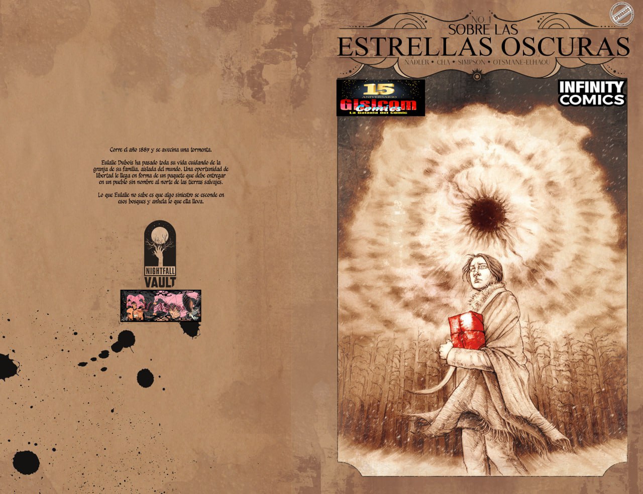 Portada ampliada de ESTRELLAS OSCURAS