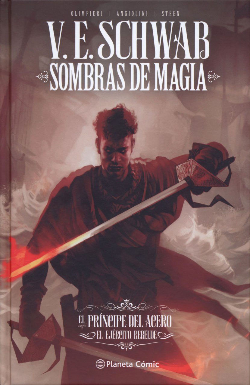 Portada ampliada de V. E. SCHWAB SOMBRAS DE MAGIA