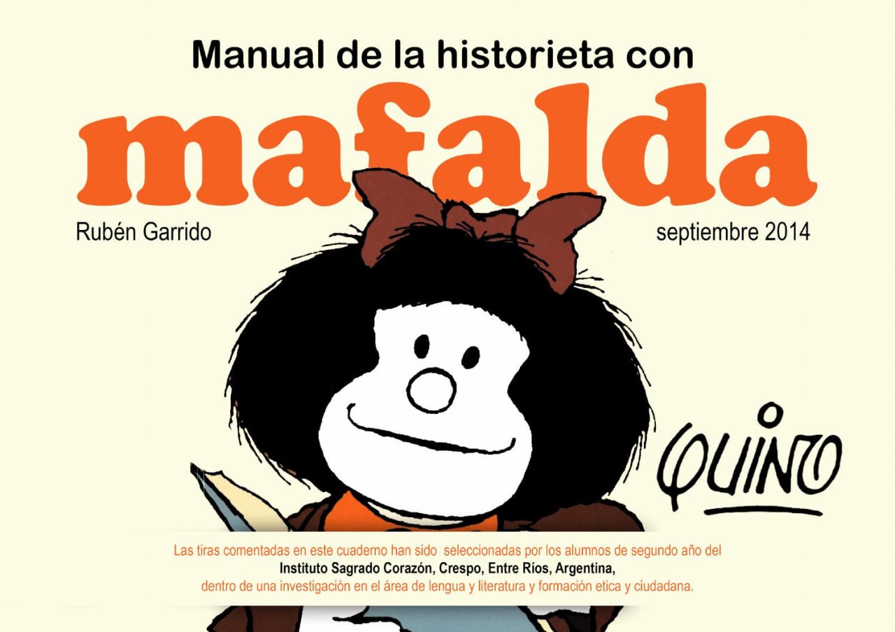 Portada ampliada de Manual de la historieta con mafalda