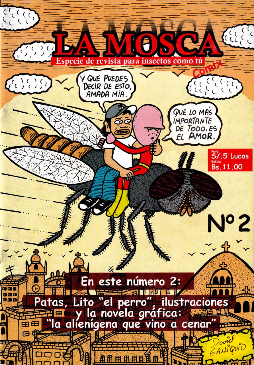 Portada ampliada de La Mosca