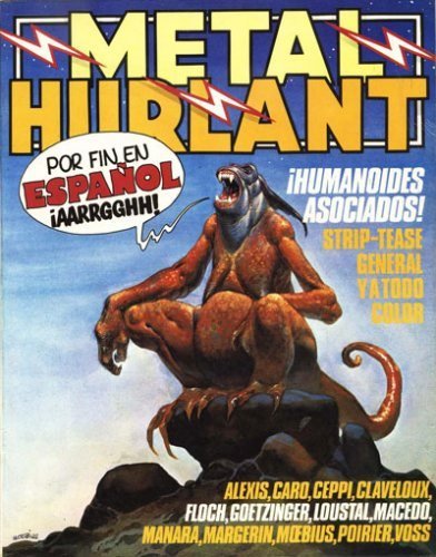 Portada ampliada de METAL HURLANT