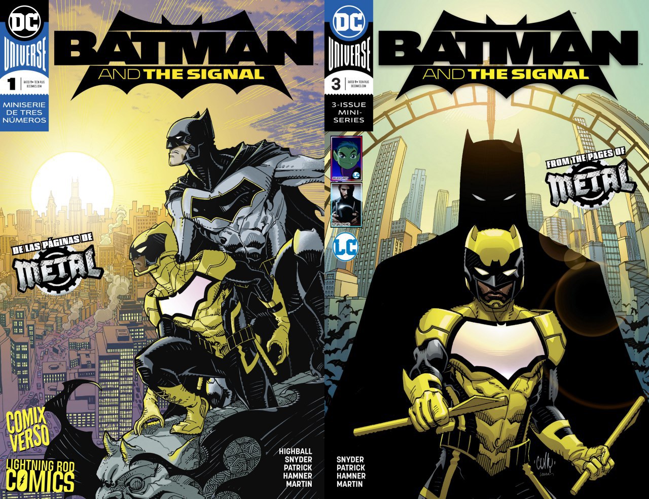 Portada ampliada de BATMAN AND THE SIGNAL