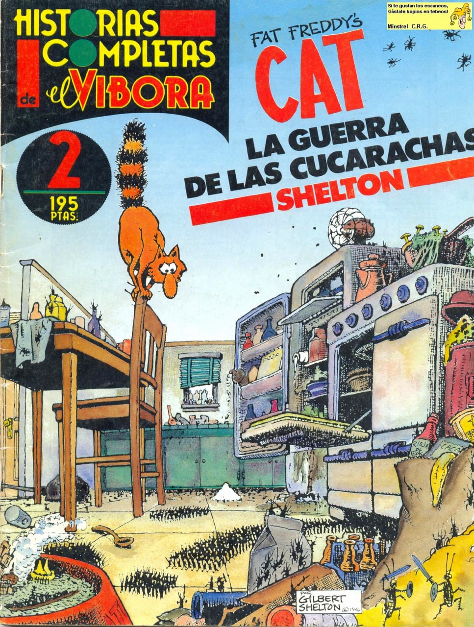 Portada ampliada de CAT LA GUERRA DE LAS CUCARACHAS