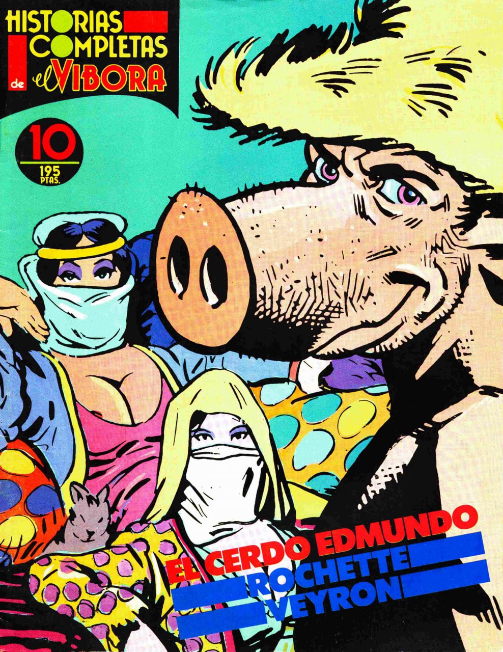 Portada ampliada de Historias completas de Vibora