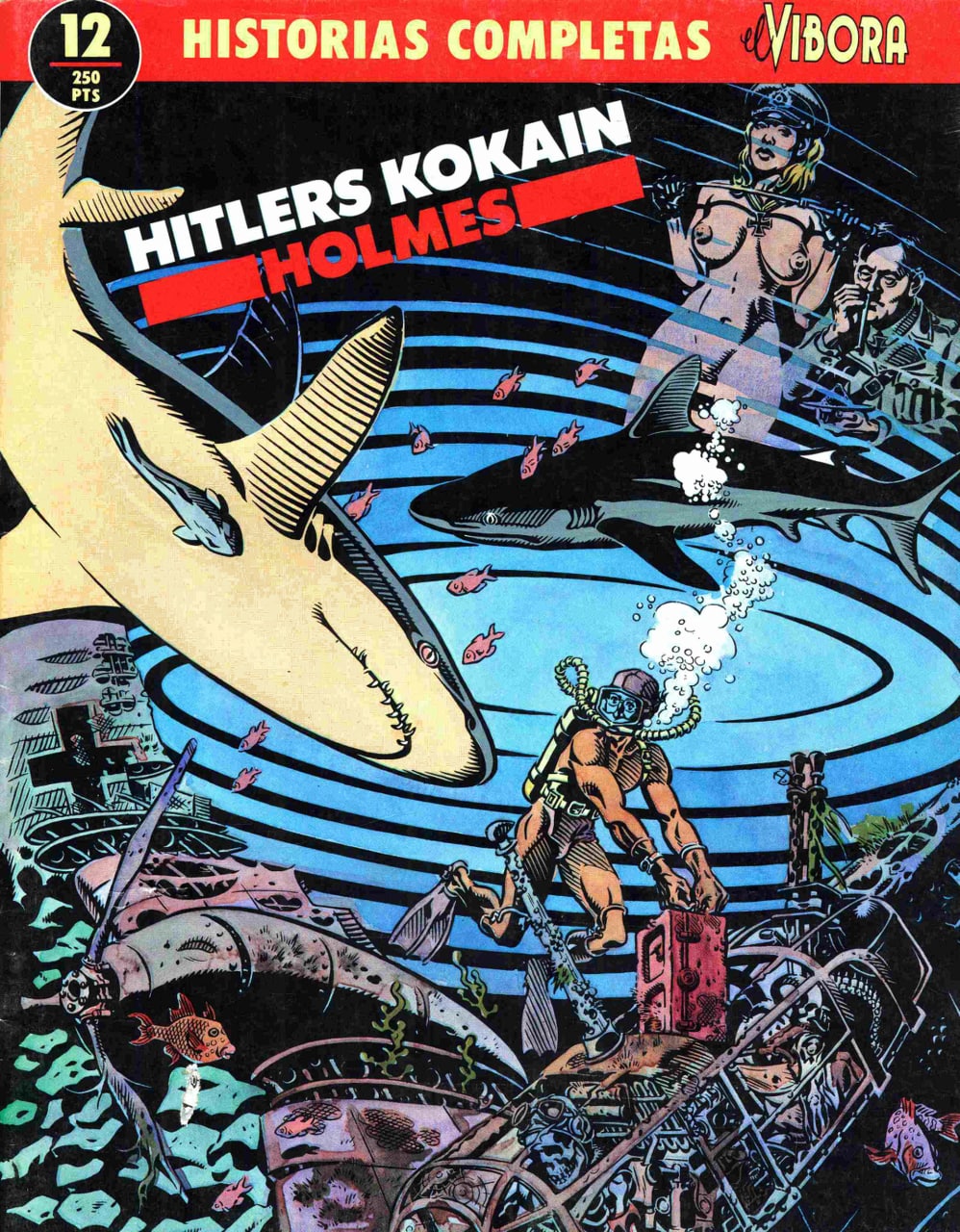 Portada ampliada de Hitlers Kokain Holmes