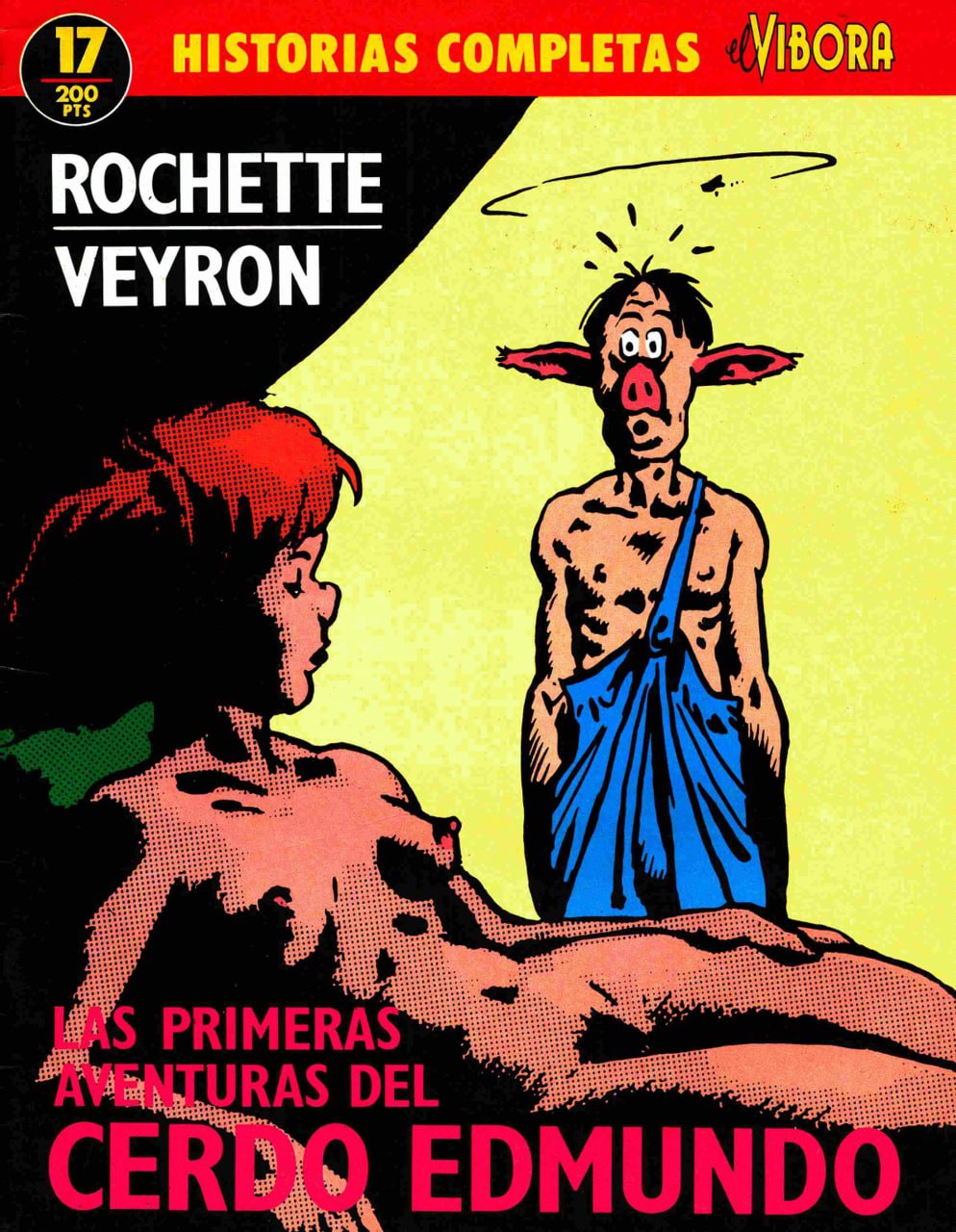 Portada ampliada de LAS PRIMERAS AVENTURAS DEL CERDO EDMUNDO