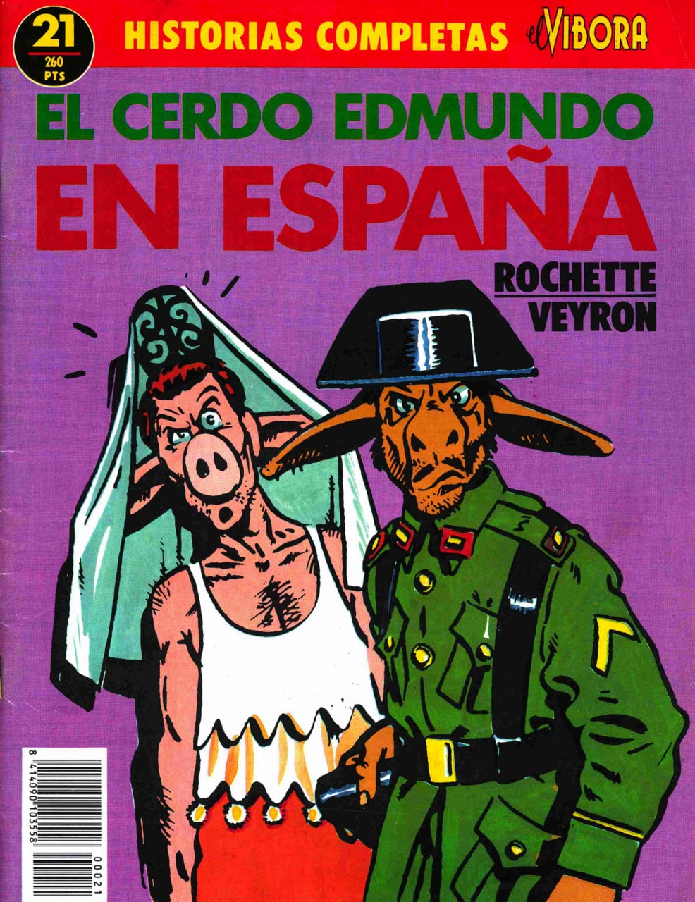 Portada ampliada de EL CERDO EDMUNDO EN ESPAÑA