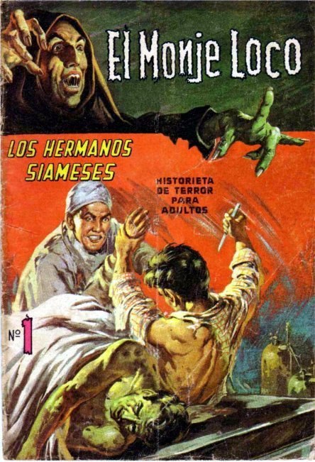 Portada ampliada de El Monje Loco