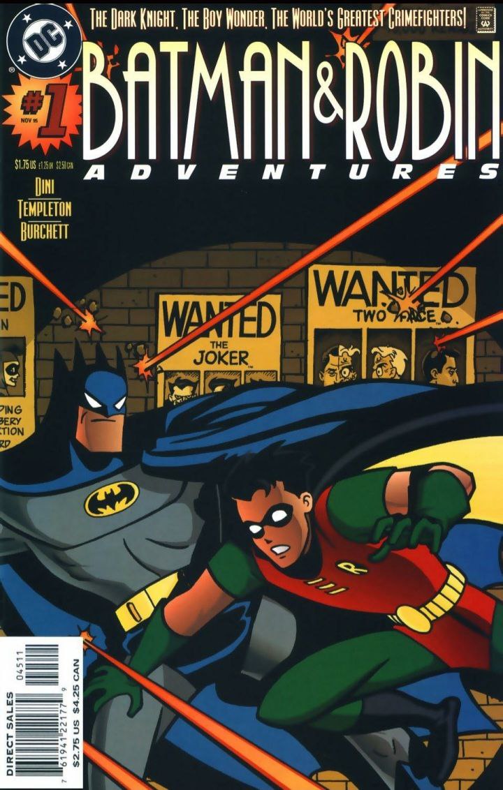 Portada ampliada de BATMAN & ROBIN ADVENTURES