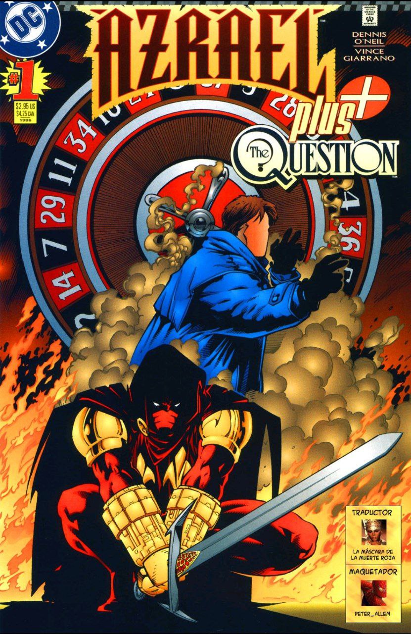 Portada ampliada de AZRAEL plus THE QUESTION