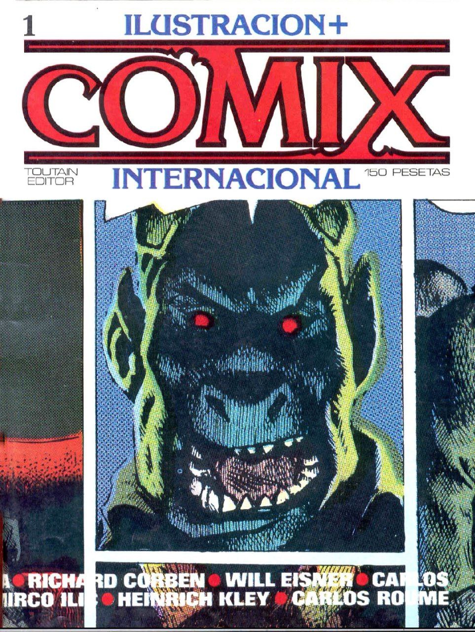 Portada ampliada de COMIX INTERNACIONAL