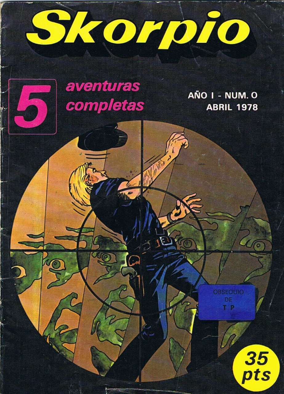 Portada ampliada de Skorpio