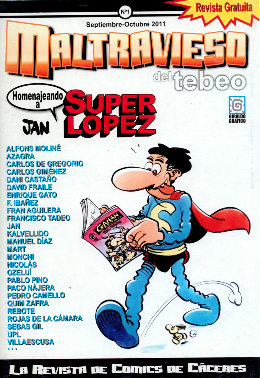 Portada ampliada de Maltravieso del tebeo